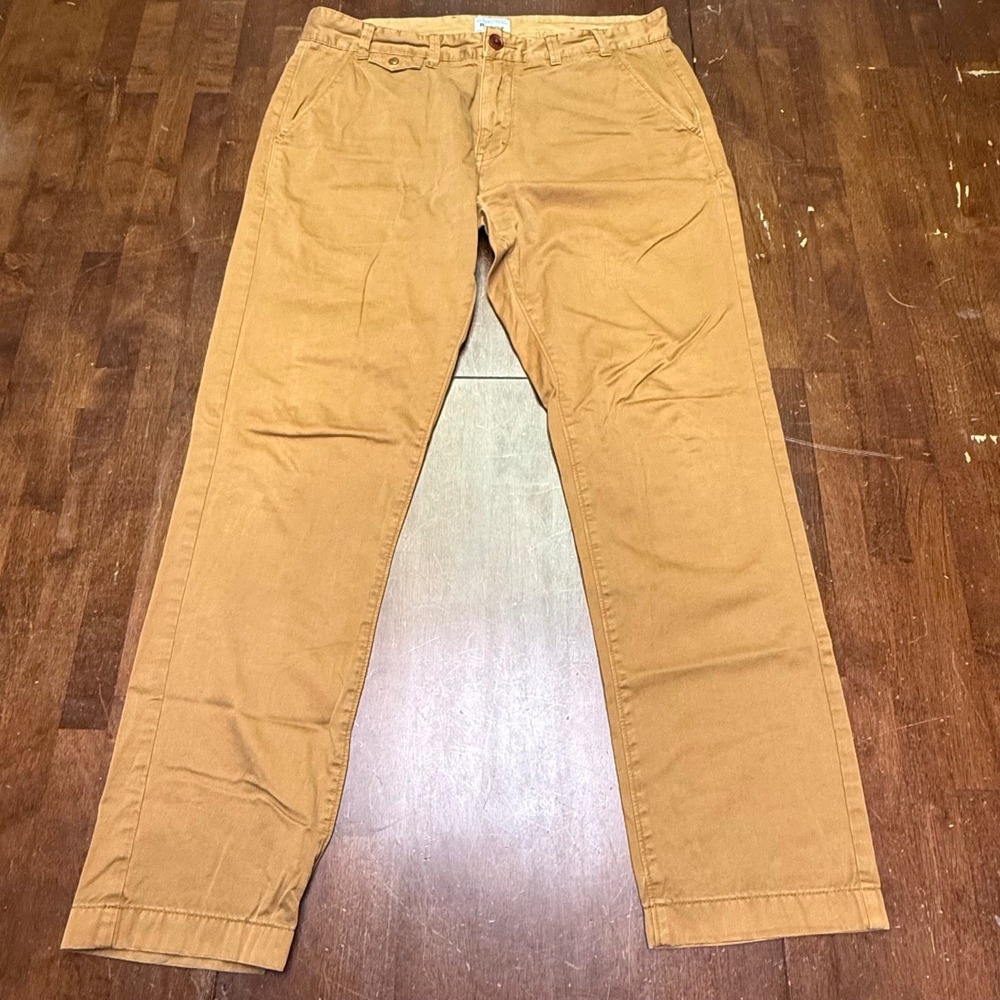 Barbour Utility Chino Pants Mens 38x32 Tan Regular Fit Cotton MTR0465TA11